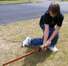 Kids martial arts swordsmanship