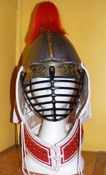 custom helmet for sword fighting